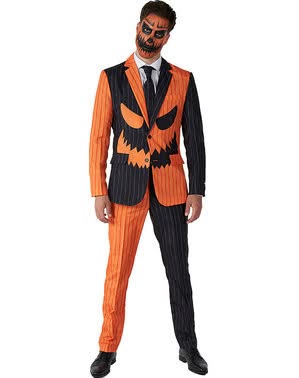 Inspiration déguisement : costume citrouille orange et noir